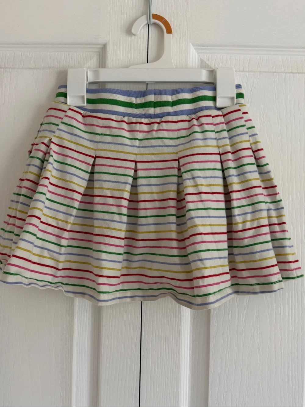 Mini Boden Pleated Jersey Skort 8-9y